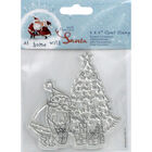 At Home with Santa Tree Clear Stamp image number 1