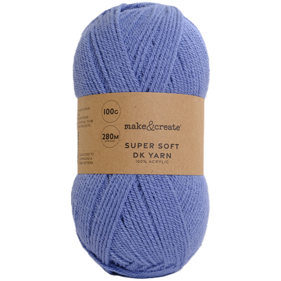 Super Soft DK Yarn: Slate Blue 100g image number 1