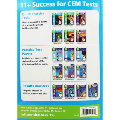 Letts Success Maths Quick Practice Tests: Ages 10-11 image number 2