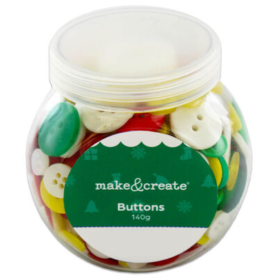 Assorted Jar of Buttons image number 1