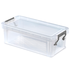 Whitefurze Allstore 1.3 Litre Clear Plastic Storage Box image number 1