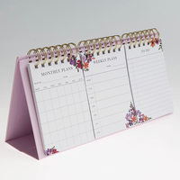 Flowers Monthly Weekly Notepad