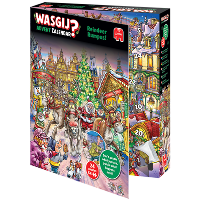 Wasgij Jigsaw Advent Calendar Reindeer Rumpus! image number 2