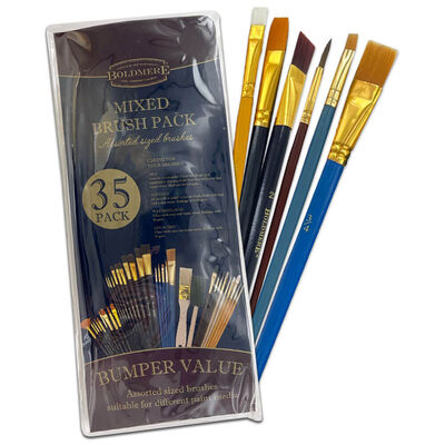 Boldmere Mixed Assorted Sized Brush Pack: Pack of 35 image number 1