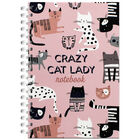 A6 Wiro Crazy Cat Lady Notebook image number 1