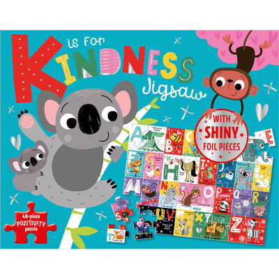 K Is For Kindness Alphabet Jigsaw Puzzle image number 1