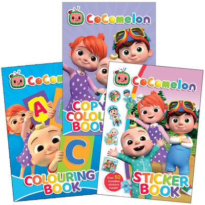 Cocomelon Colouring & Sticker Fun Bundle image number 1