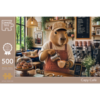 Capy Caf&eacute; 500 Piece Jigsaw Puzzle