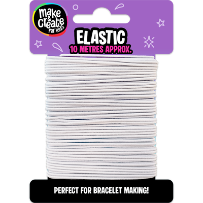 White Elastic: 10m image number 1