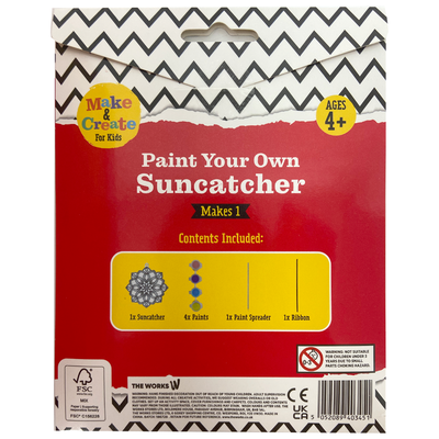 Paint Your Own Suncatcher Kit: Mandala image number 2