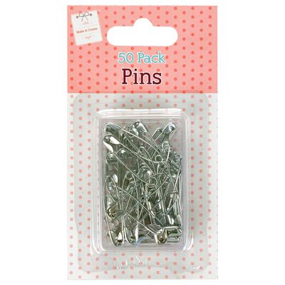 Safety Pins in Case: Pack of 50 image number 1