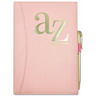A5 Blush Address Book and Pen image number 1