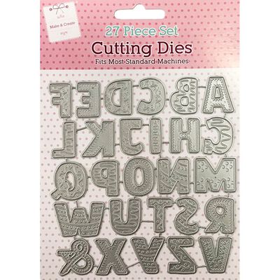 Alphabet Metal Cutting Die Set From 3.00 GBP | The Works