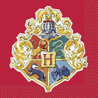 Harry Potter Hogwarts Beverage Napkins: Pack of 16