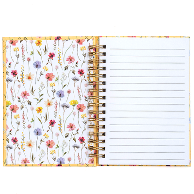 A6 Wiro Yellow Wildflower Notebook image number 2