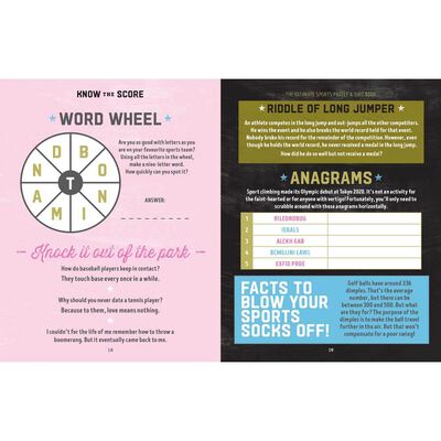Know the Score: Sports Puzzle and Quiz Book image number 2