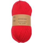 DK Acrylic Yarn: Ruby Red 100g image number 1