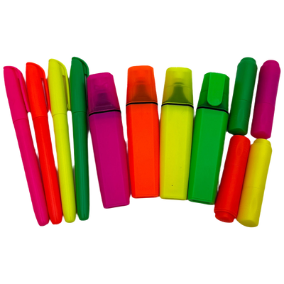 Works Essentials Highlighter Pens: Pack of 12 image number 2
