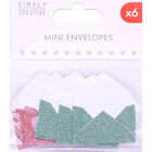 Green Red Mini Envelopes - 6 Pack image number 1