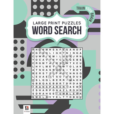 Large Print Puzzle Book: Word Search 1 By Hinkler Books | The Works