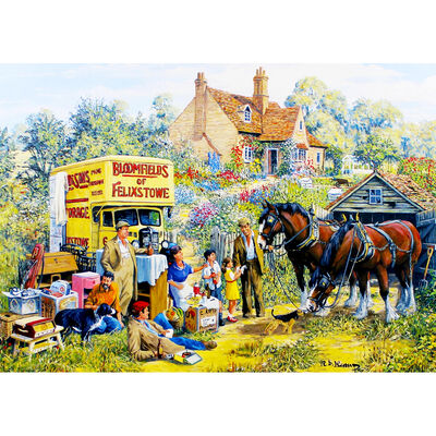 Meeting the Neighbours 500 Piece Jigsaw Puzzle image number 3