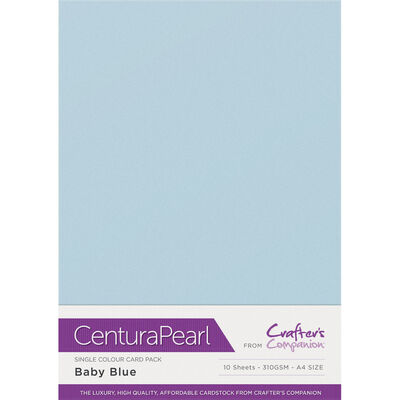 Centura Pearl A4 Baby Blue Card - 10 Sheet Pack image number 1