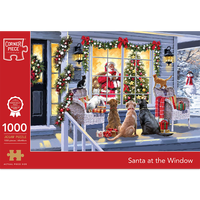 Santa at the Window 1000 Piece Jigsaw Puzzle