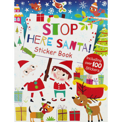 Stop Here Santa Sticker Book image number 1