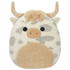 Squishmallows Plush: Borsa the Spotted Highland Cow image number 1