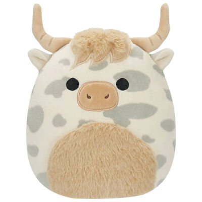 Squishmallows Plush: Borsa the Spotted Highland Cow image number 1