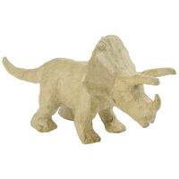 Decopatch Papier Mache Figure: Triceratops