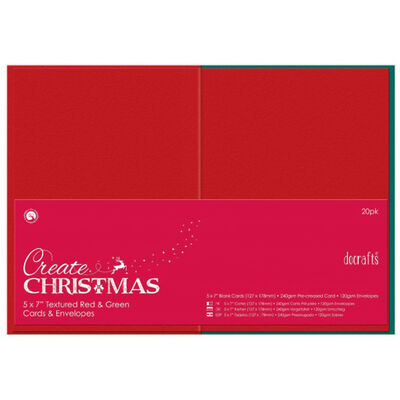 20 Assorted Card and Envelopes 5 x 7 Inches image number 1