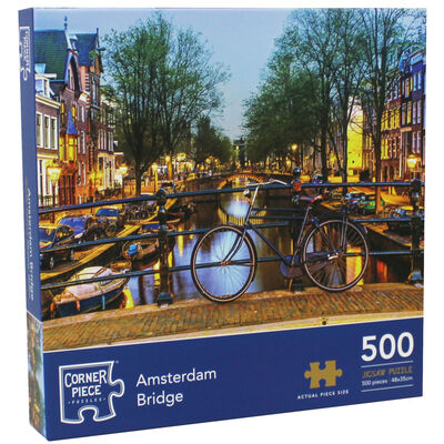 Amsterdam Bridge 500 Piece Jigsaw Puzzle image number 1