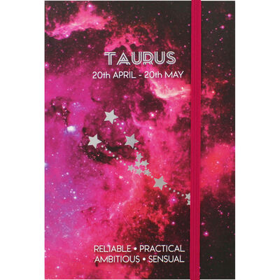 Zodiac Collection Taurus Lined Notebook image number 1