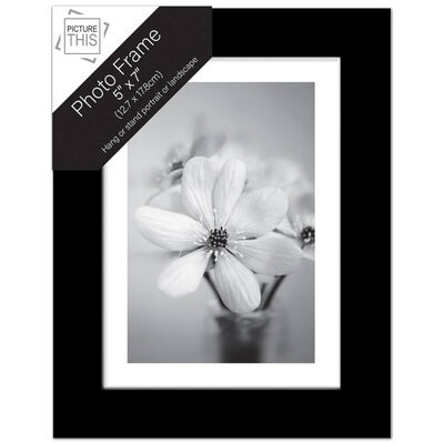 Black Photo Frame: 5&rdquo; x 7&rdquo; image number 1