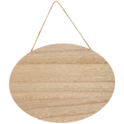 Rustic Wooden Hanging Plaque image number 1