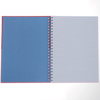 A4 Wiro Pink Colour Block Notebook