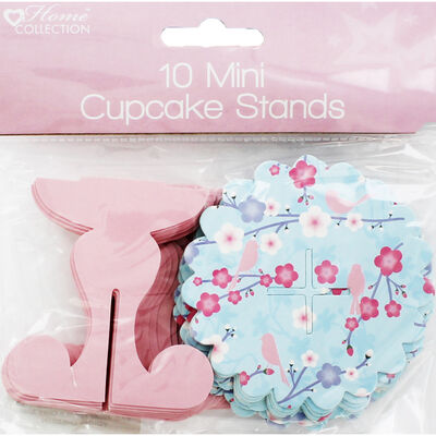 10 Mini Blossom Cupcake Stands image number 1
