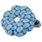 Blue Leaf Pin and Needle Cushion image number 1