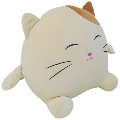 PlayWorks Hugs & Snugs Cream Cat Plush image number 4