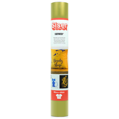 Siser Easyweed Heat Transfer Vinyl 30cm x 50cm: Gold image number 1