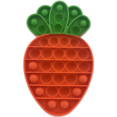 Easter Carrot Push Popper Fidget Toy image number 2