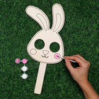 Paint Your Own Easter Wooden Masks Bundle image number 3