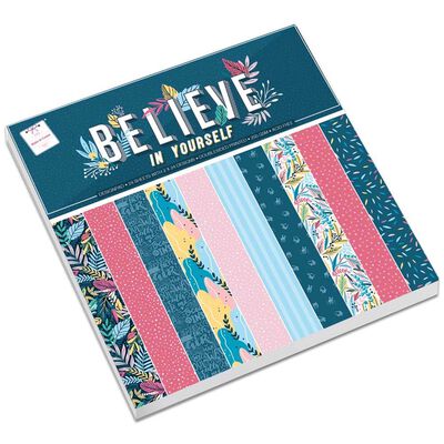 Believe in Yourself Design Pad: 6&rdquo; x 6&rdquo; image number 1