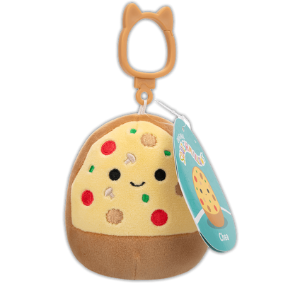 Squishmallows Clip On Plush: Chea the Supreme Pizza Slice image number 1
