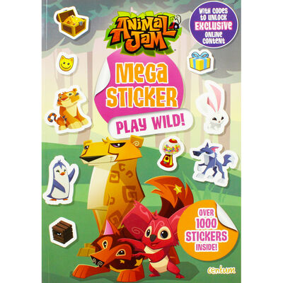 Animal Jam Mega Sticker Play Wild Book image number 1