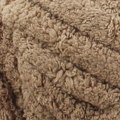 Loopy Lou Super Chunky Chenille Light Brown Yarn - 250g image number 2
