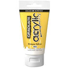 Graduate Acrylic Paint Primary Yellow 75ml image number 1