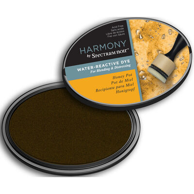 Harmony by Spectrum Noir Water Reactive Dye Inkpad - Honey Pot image number 3