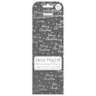 Silver Foil Merry Christmas Decoupage Papers - 3 Sheets image number 1